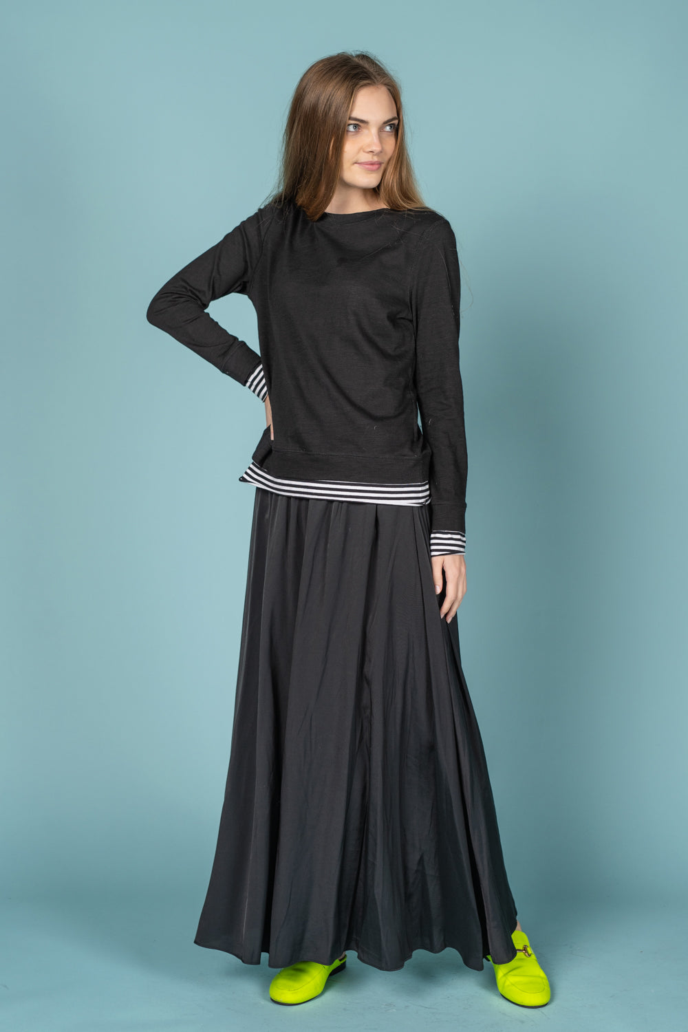 Black Skirt - BA6226-A