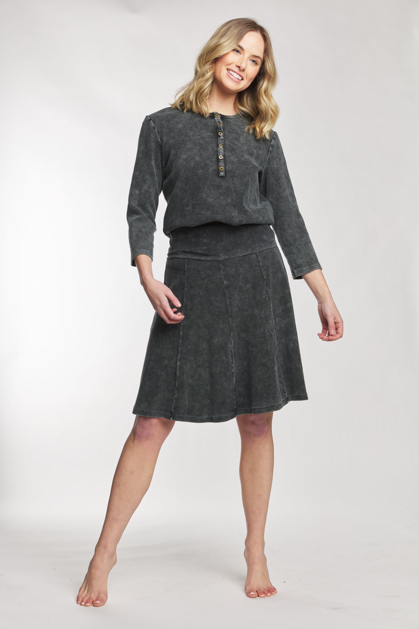Black Wash Skirt