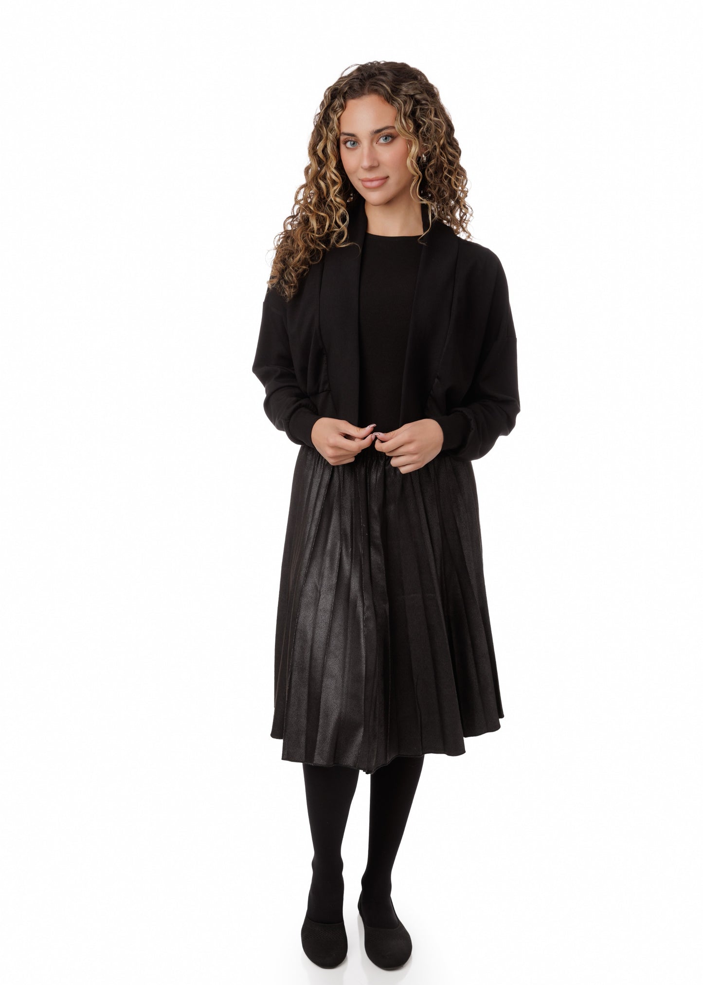 Scuba Cardigan - Black