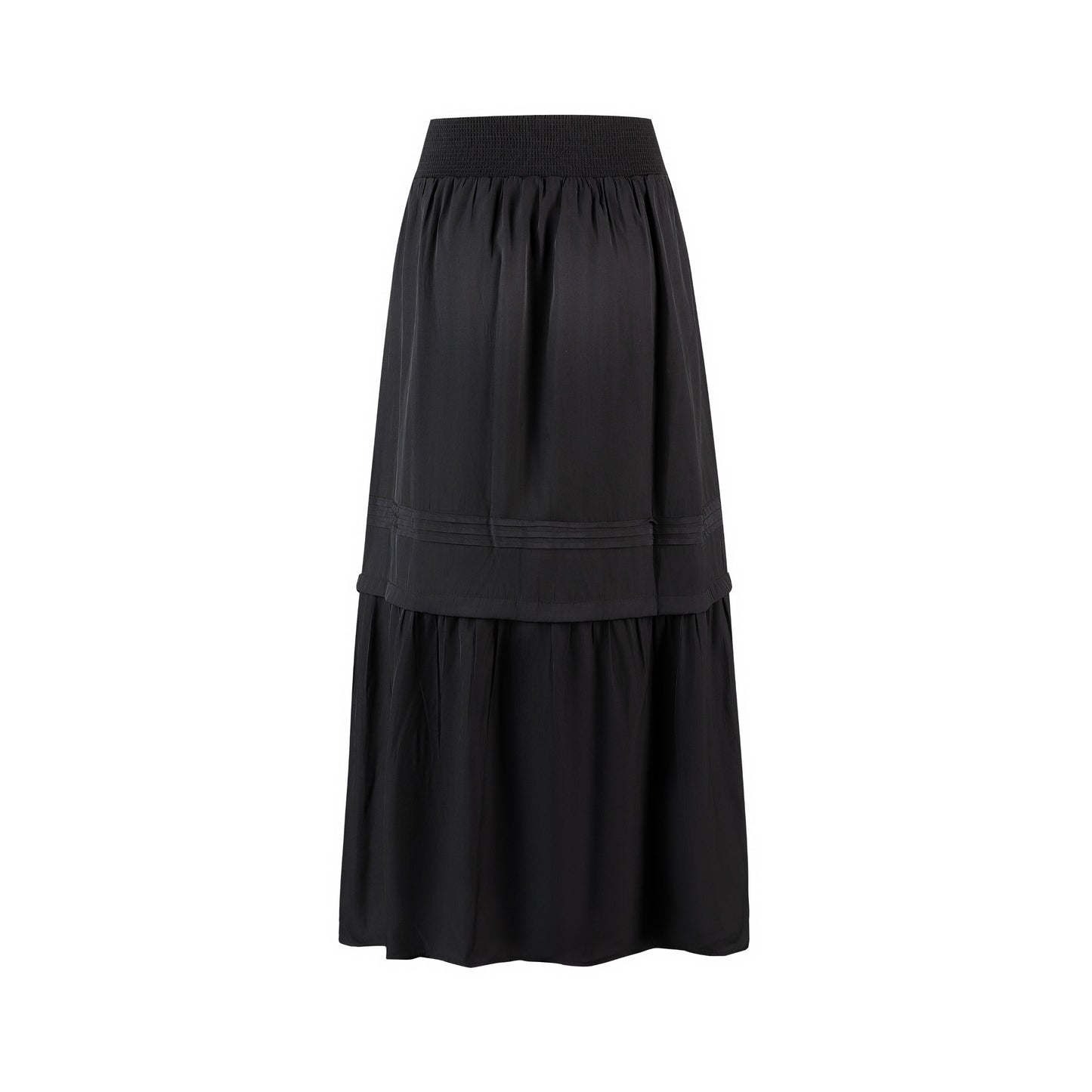 Scrunch Waist Skirt - Black