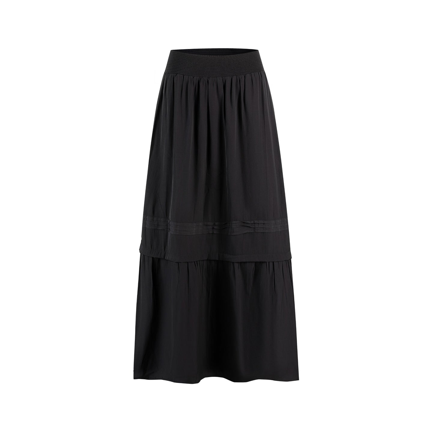 Scrunch Waist Skirt - Black