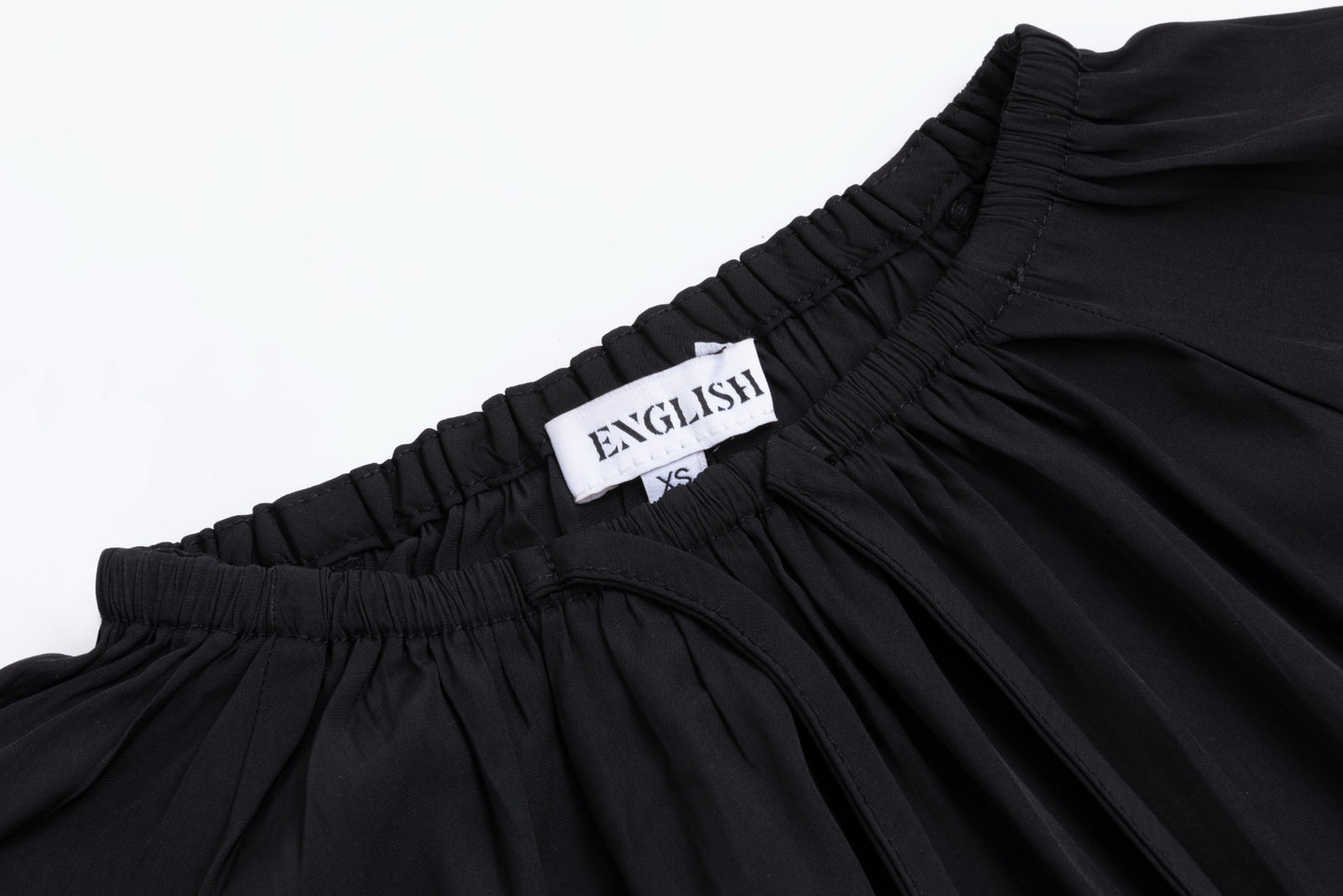 Raglan Sleeves Top - Black