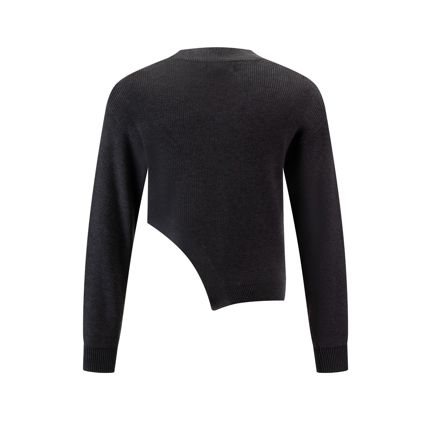 Knit Cut Out Sweater - Grey