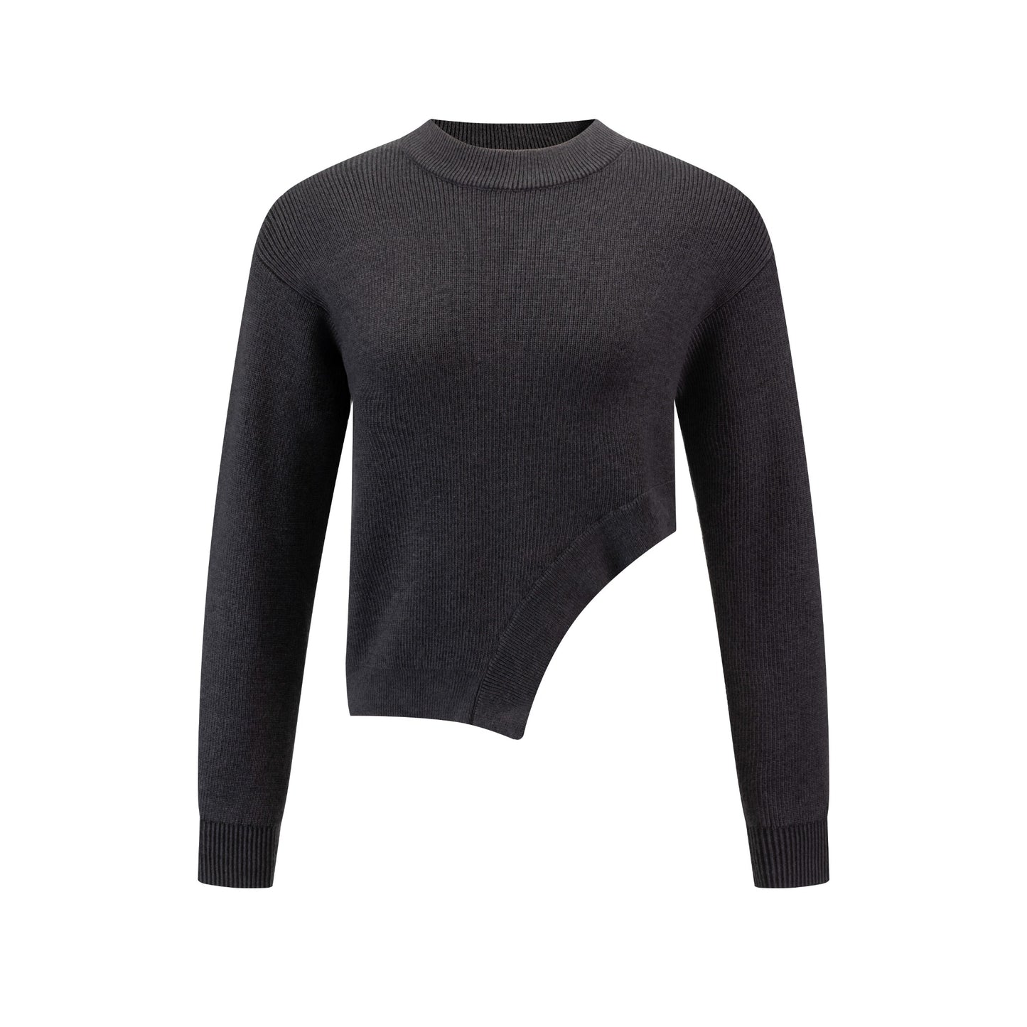 Knit Cut Out Sweater - Grey