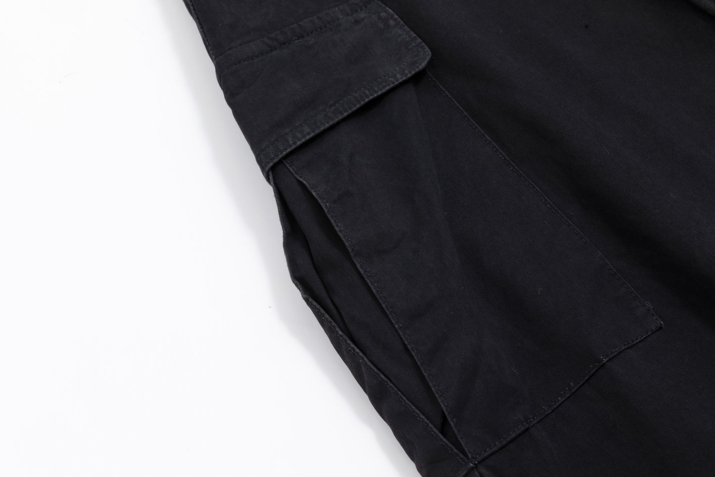 Acid Wash Drawstring Skirt - Black