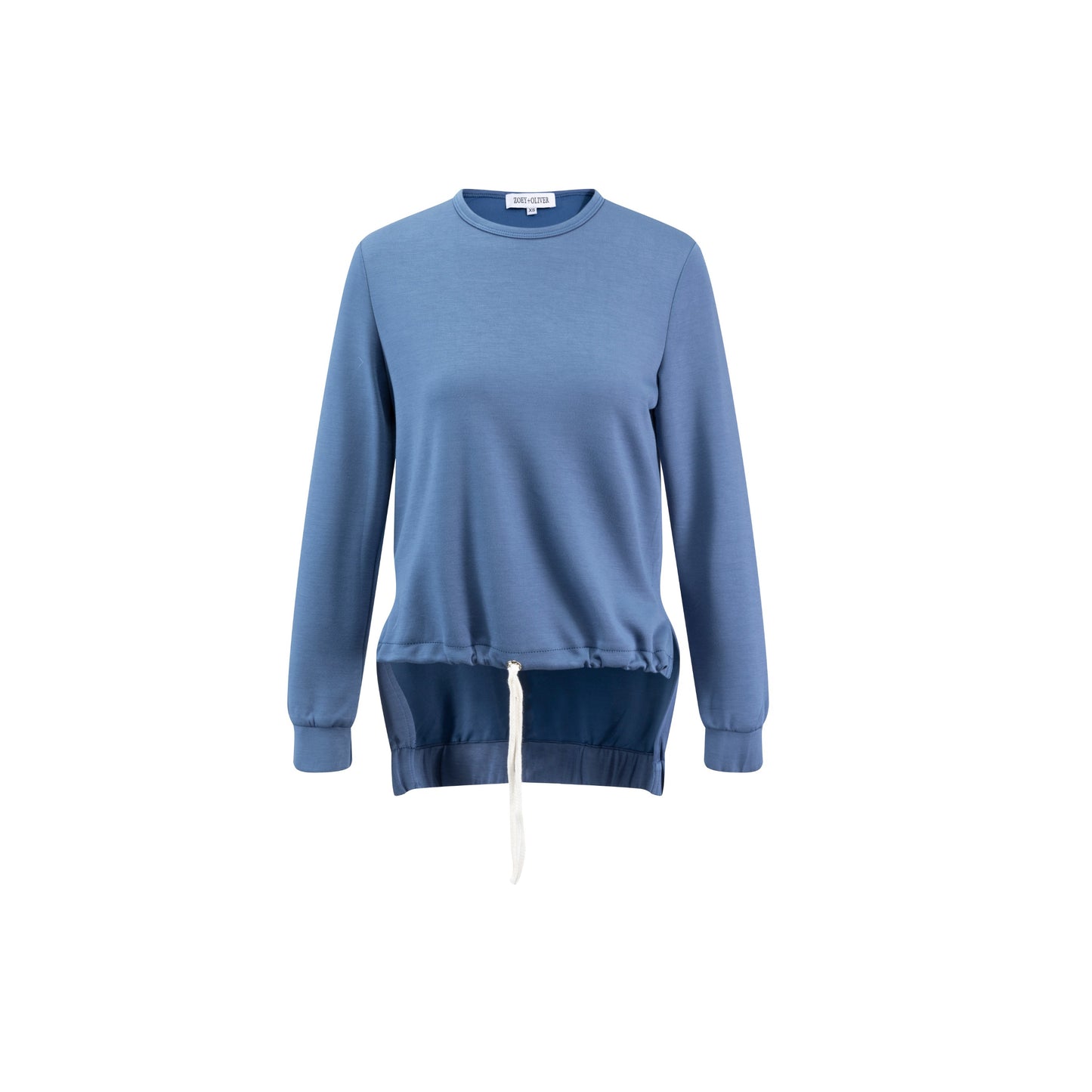 Scuba Drawstring Top - Blue