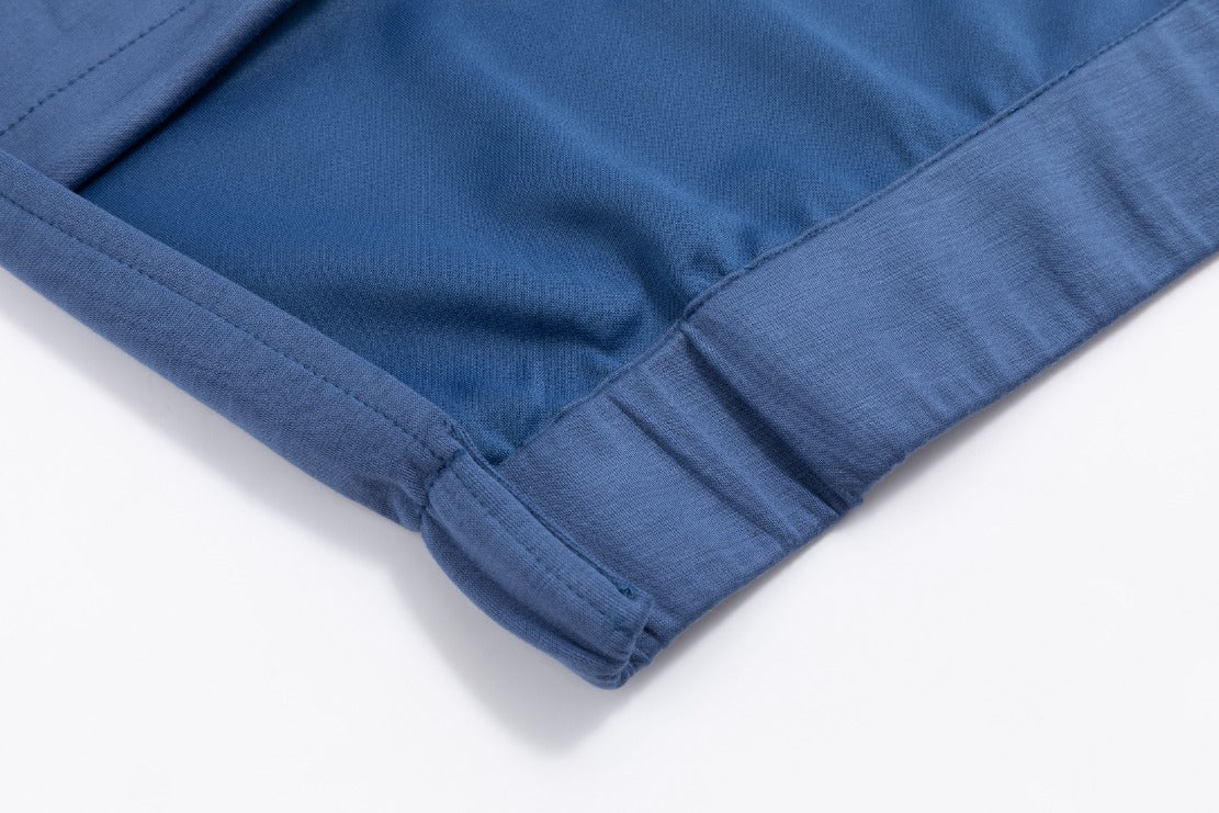 Scuba Drawstring Top - Blue