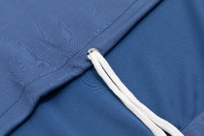 Scuba Drawstring Top - Blue