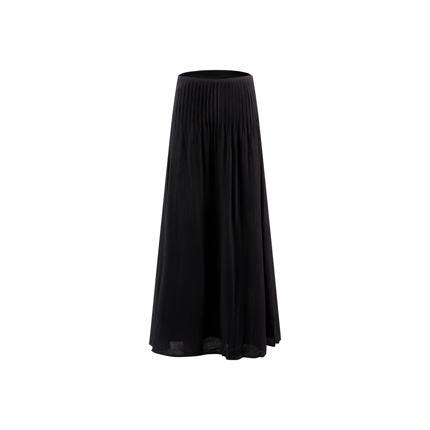 Black Chiffon Skirt