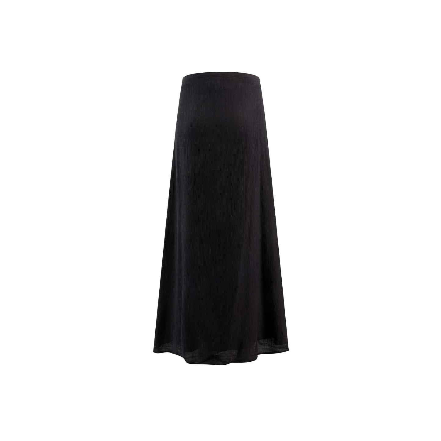 Black Chiffon Skirt