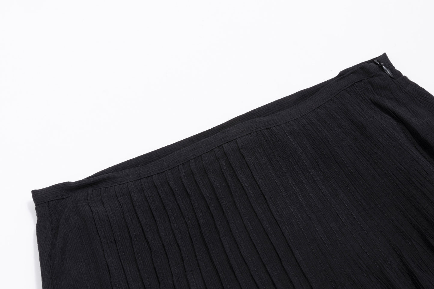 Black Chiffon Skirt