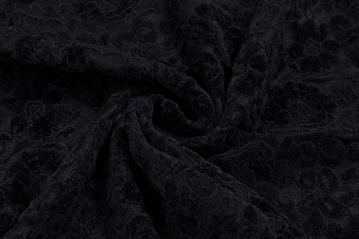 Cut Velvet Mock-Neck Top