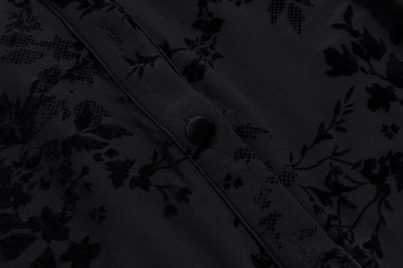 Black Base Green Zebra Stripe Velvet Top