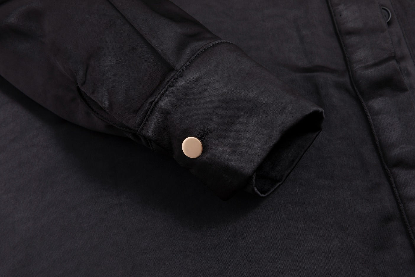 Waist Belt Pocket Shirt Dress - Black