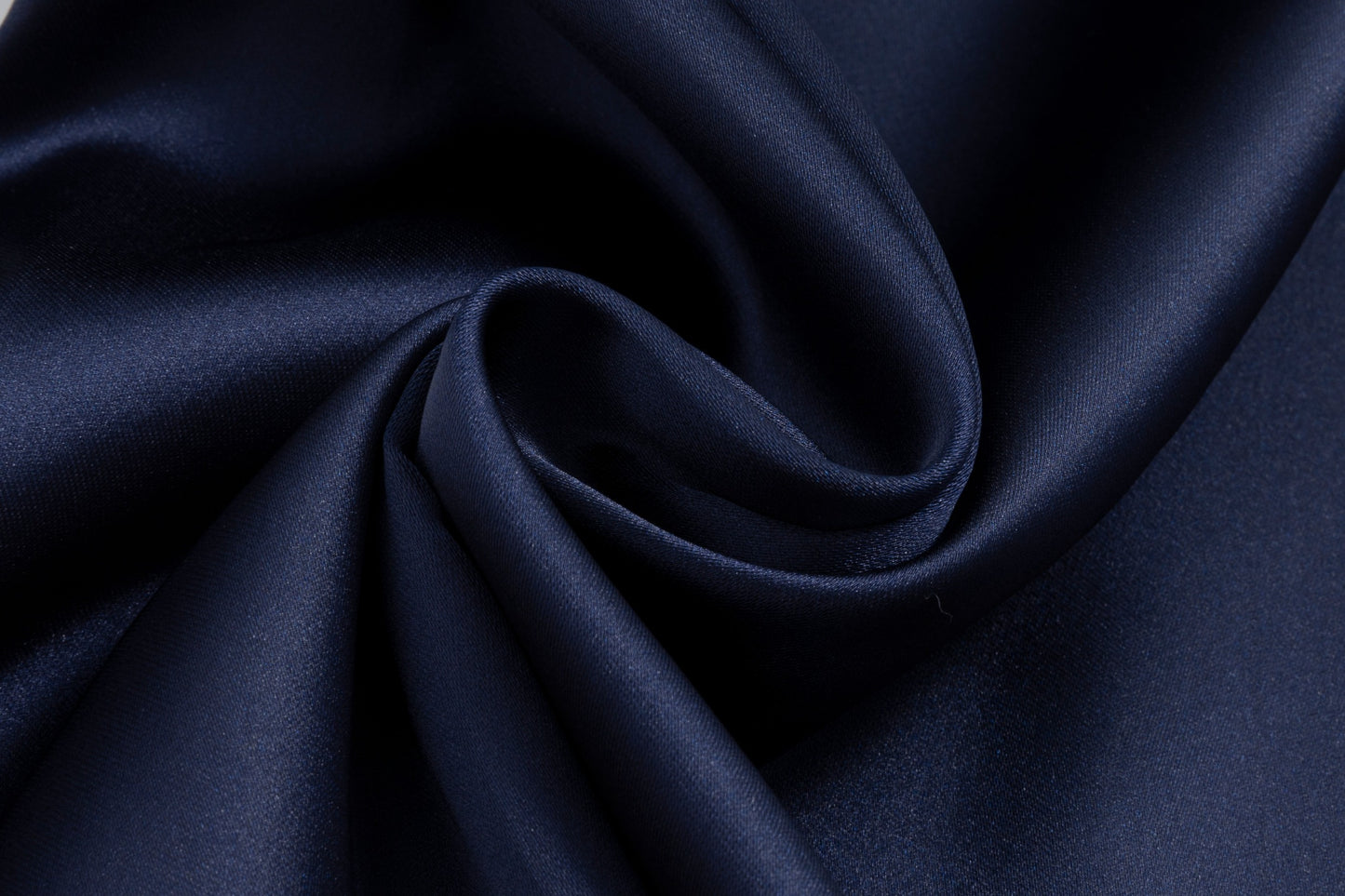 Navy Tie Waist Shirt Dress - Solid