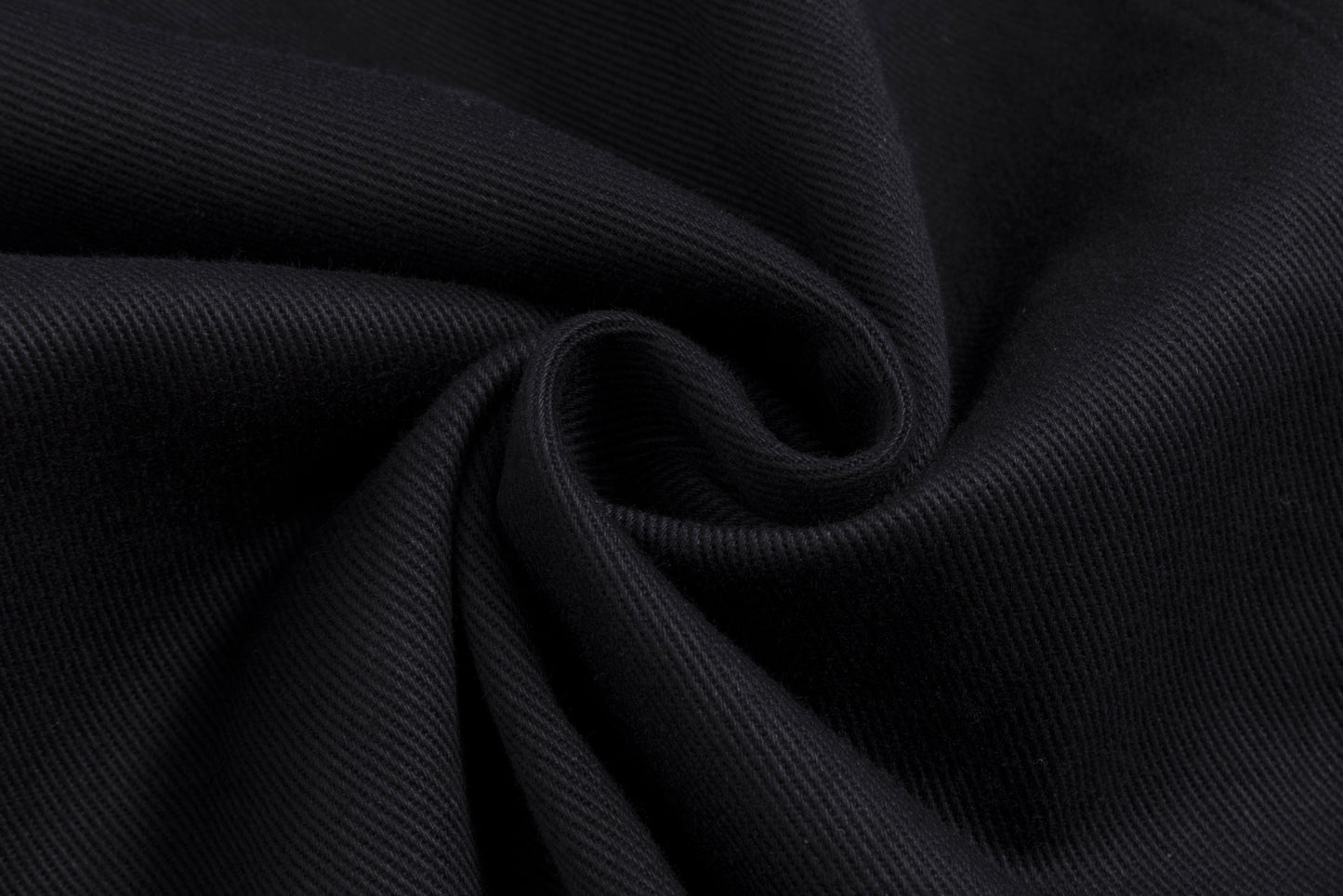 Multi Pocket Thin Ribbing Cargo - Black