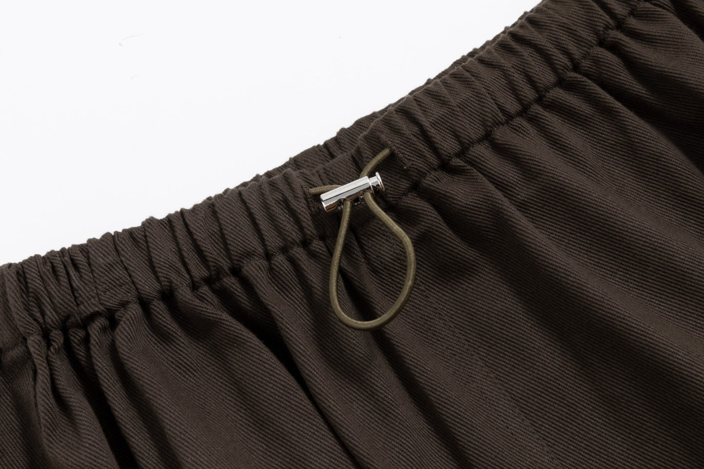 Multi Pocket Thin Ribbing Cargo - Dark Khaki