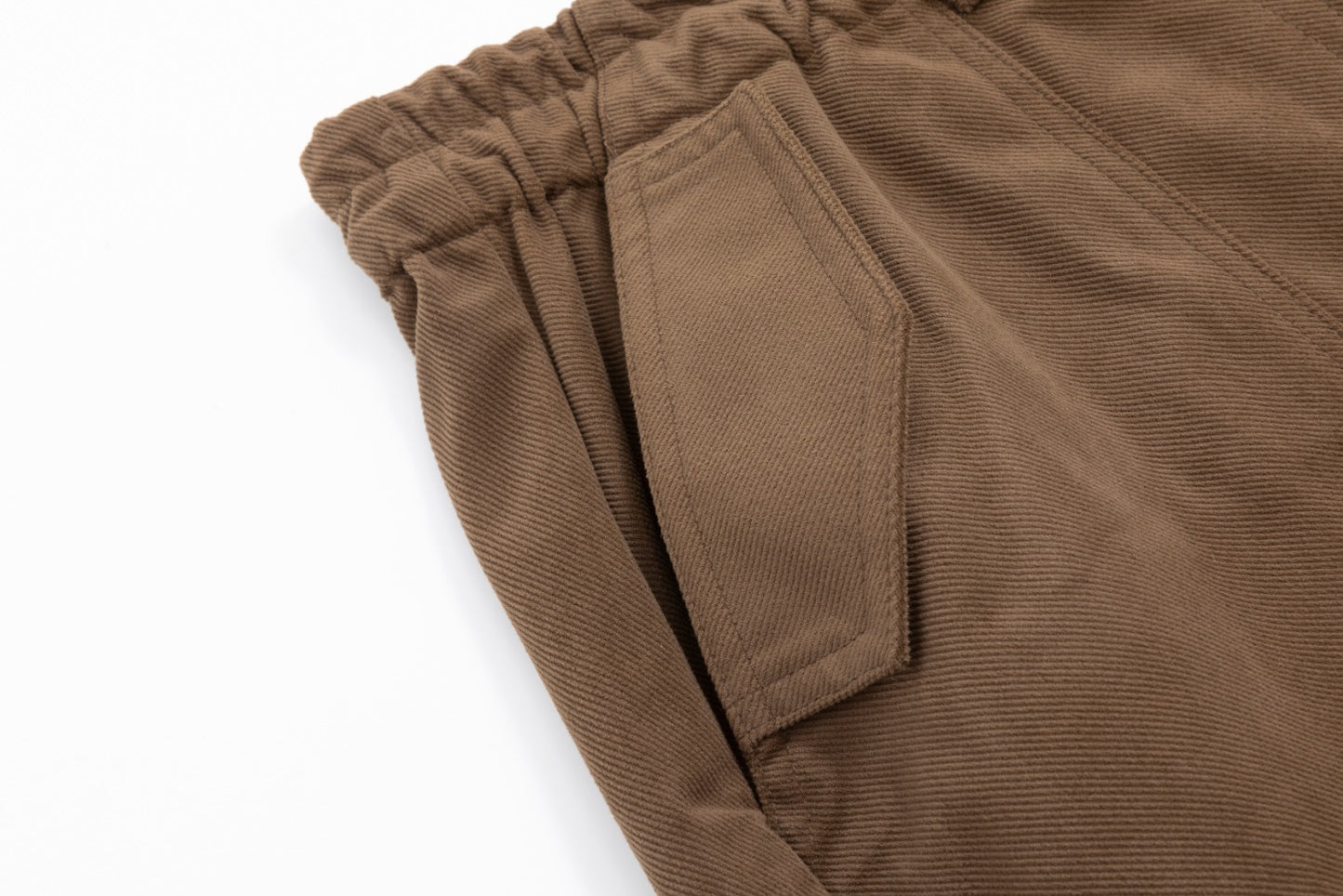 Multi Pocket Drawstring Skirt - Brown