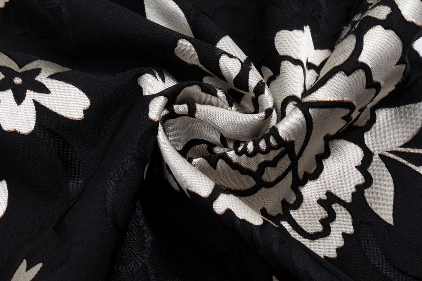 Black & White Flower Printed Top & Jumper