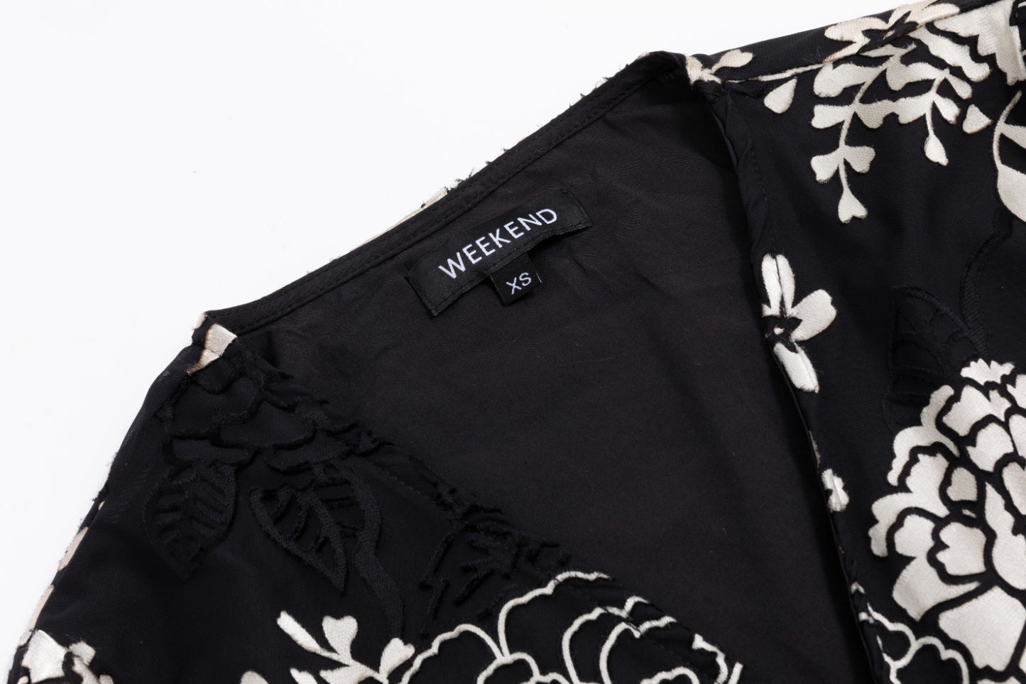 Black & White Flower Printed Top & Jumper