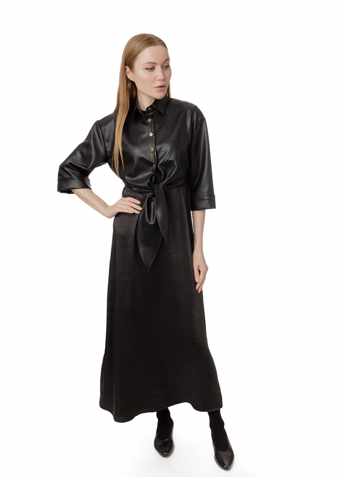 Leather Cargo - Black
