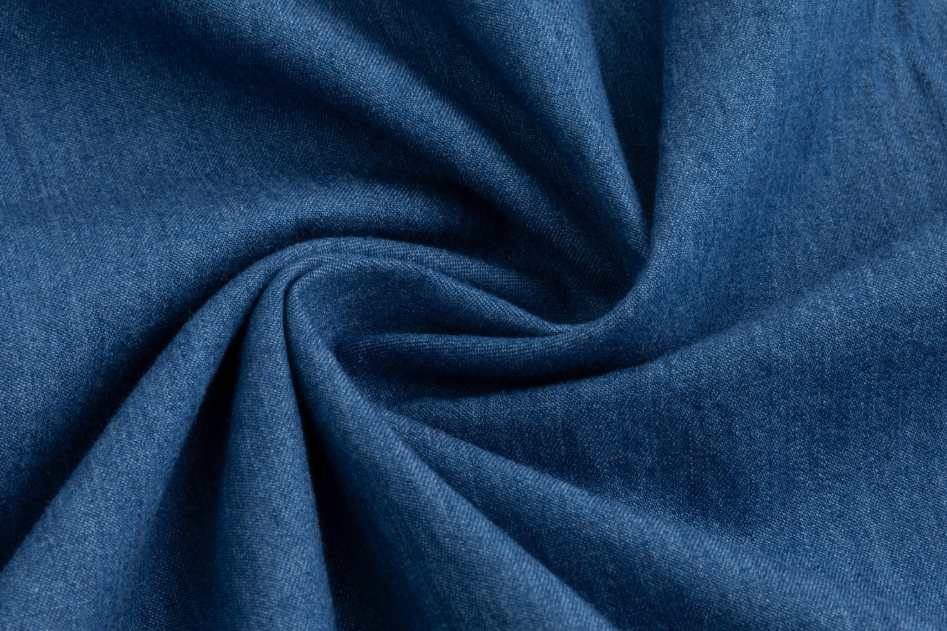 Blue Denim Layer Dress With Tassels