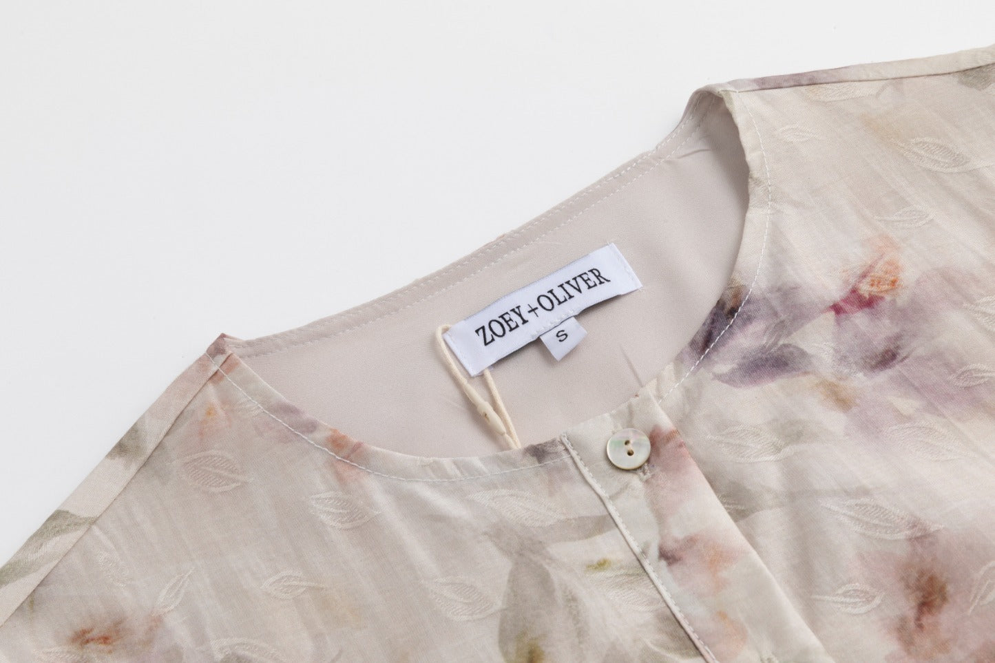 Purple Flower Printed Drawstring Dress