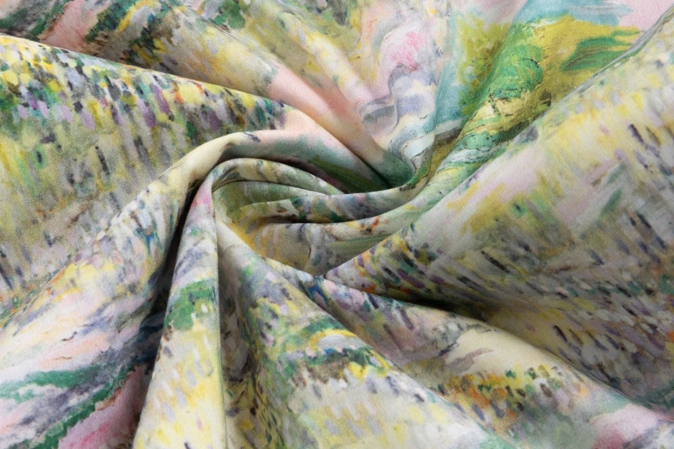 Sage Green Cardigan & Multicolor Printed Dress