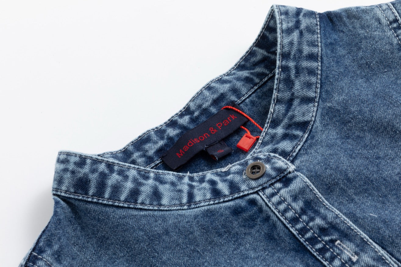 Light Blue Denim Top