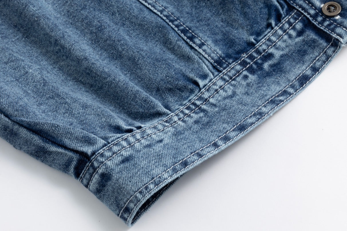 Light Blue Denim Top