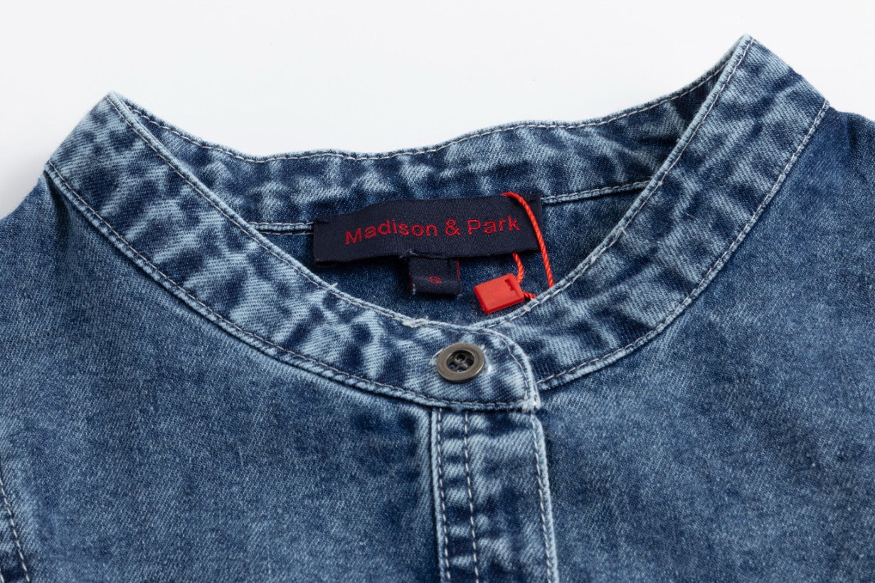 Light Blue Denim Top