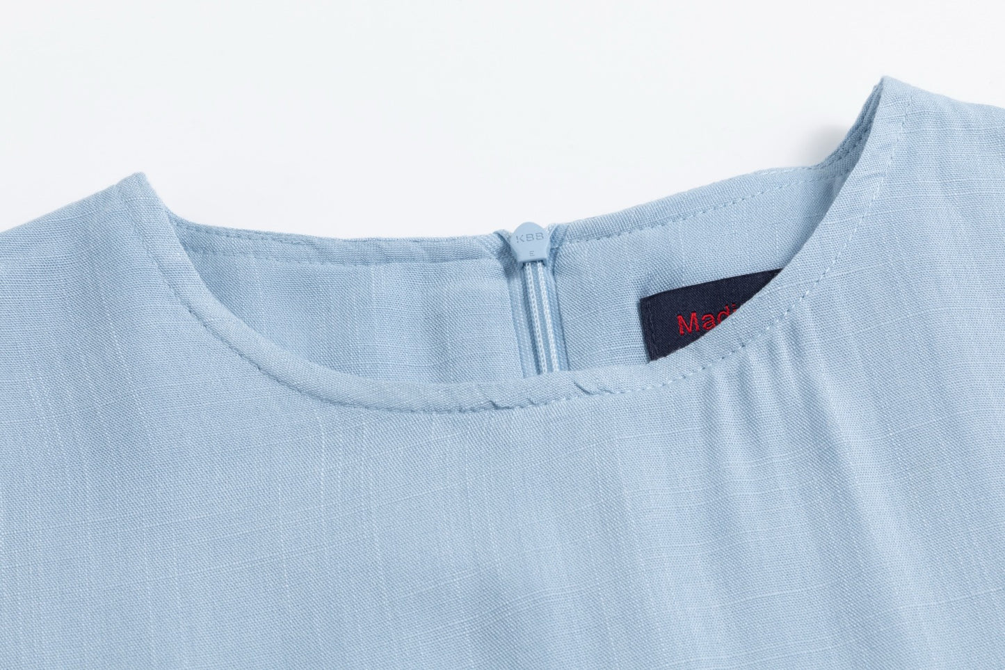 Navy Tie Dye Printed T-Shirt With Denim Slip Dress