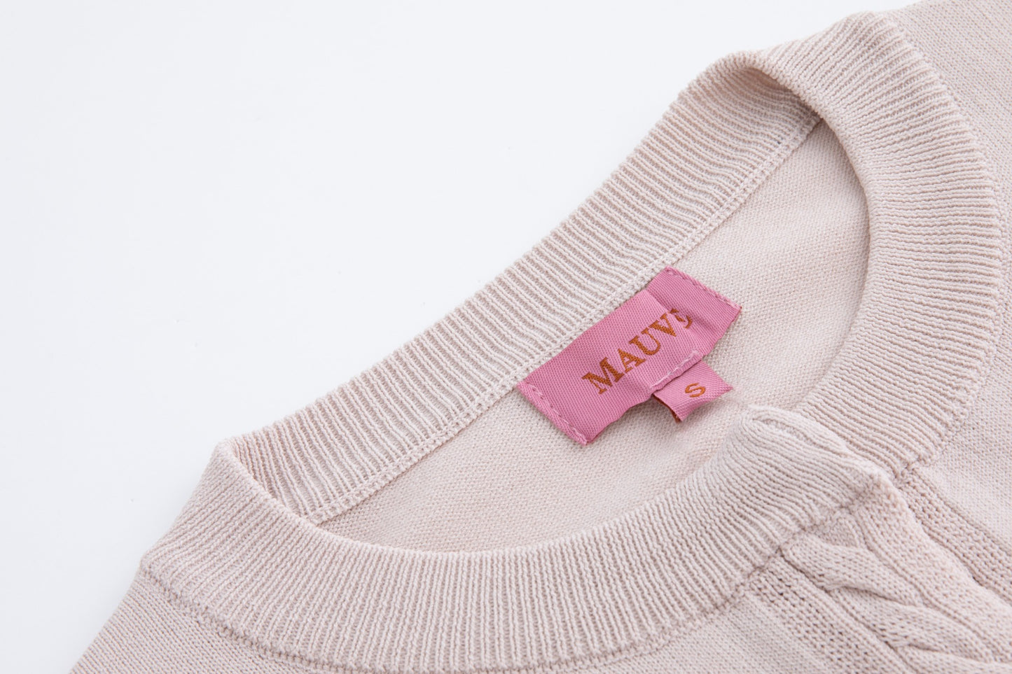 Light Pink Braided Cardigan