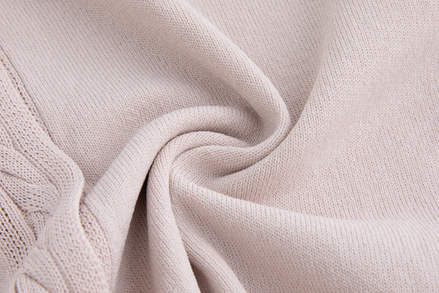 Light Pink Braided Cardigan