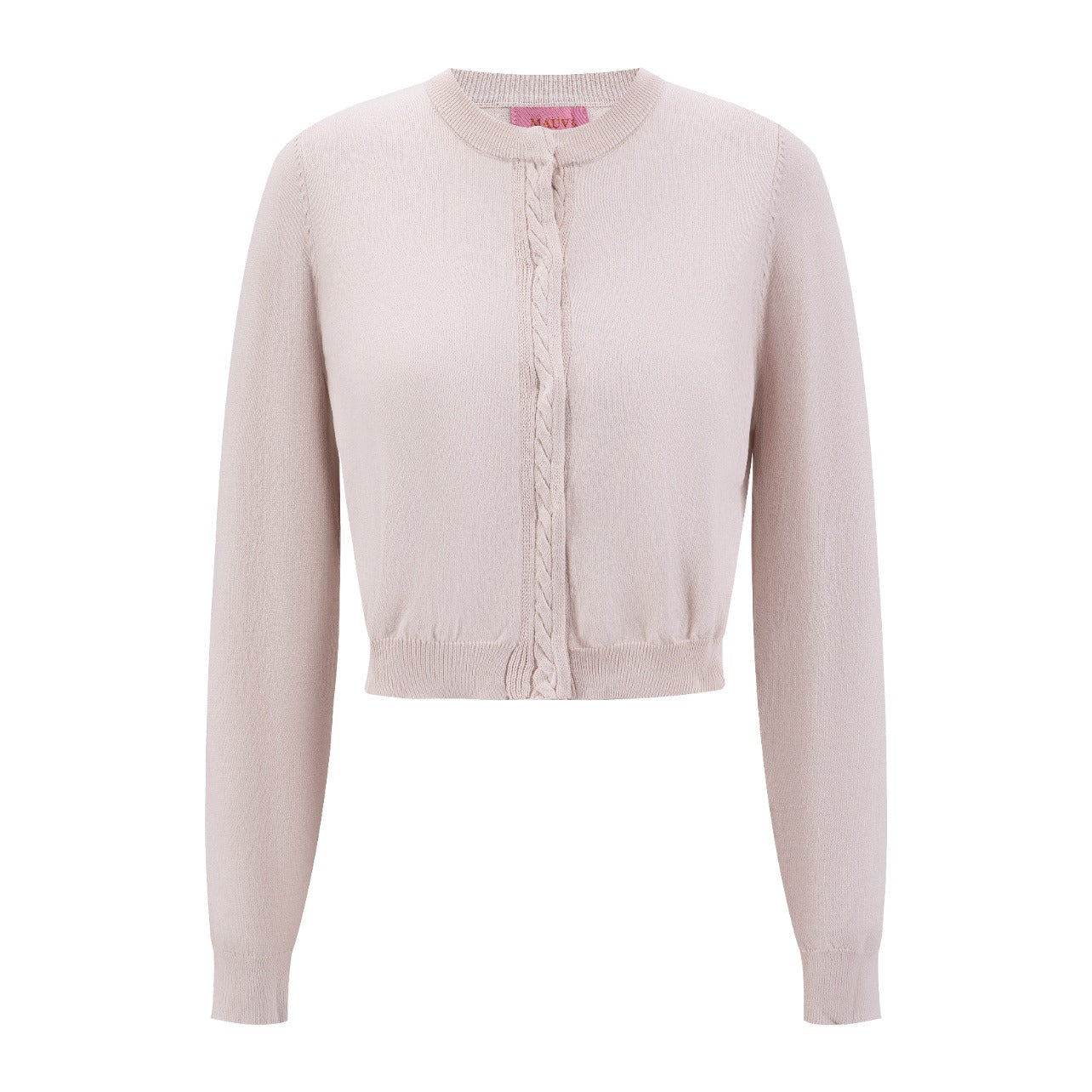 Light Pink Braided Cardigan