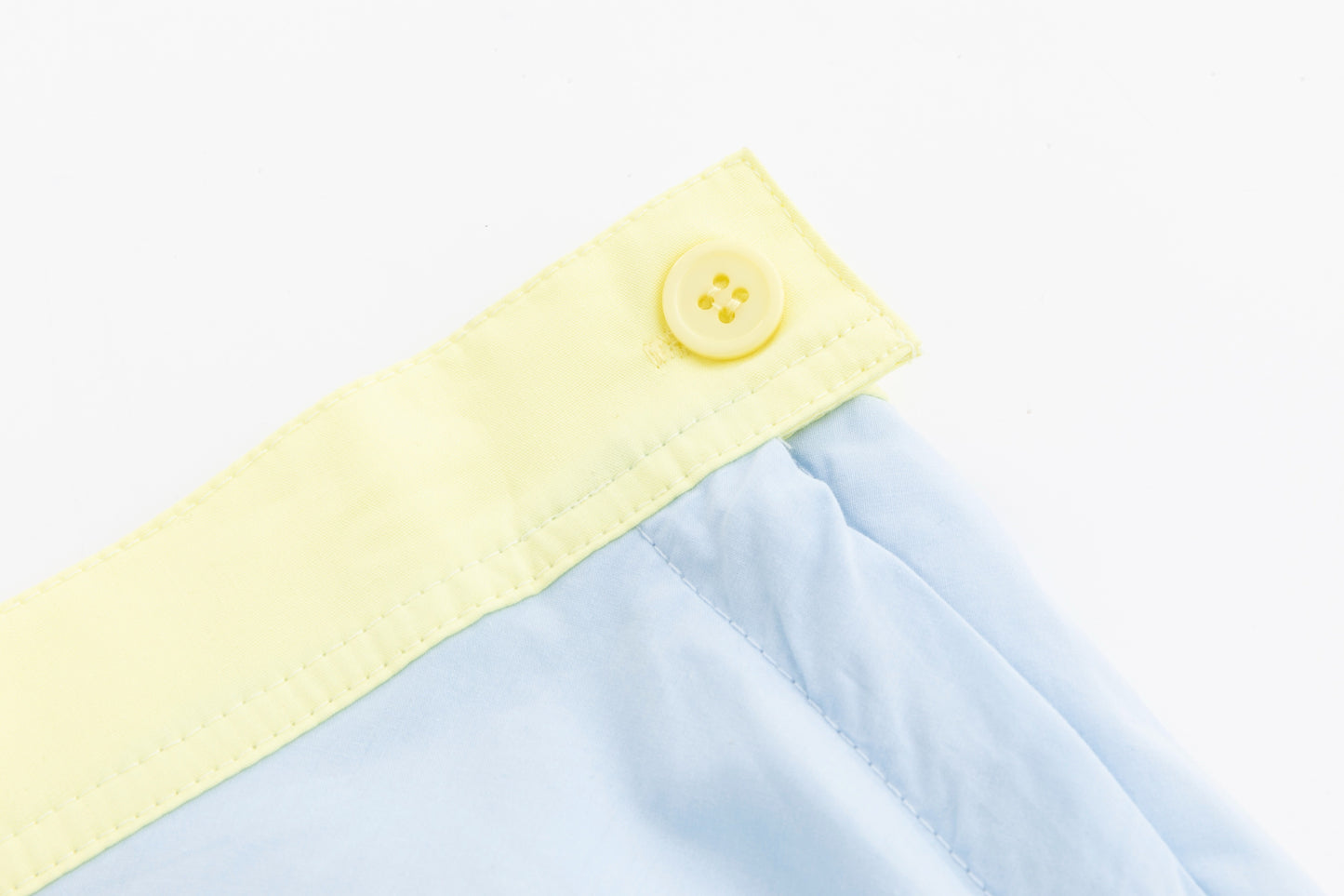 Banded Flair Skirt - Blue/Pear