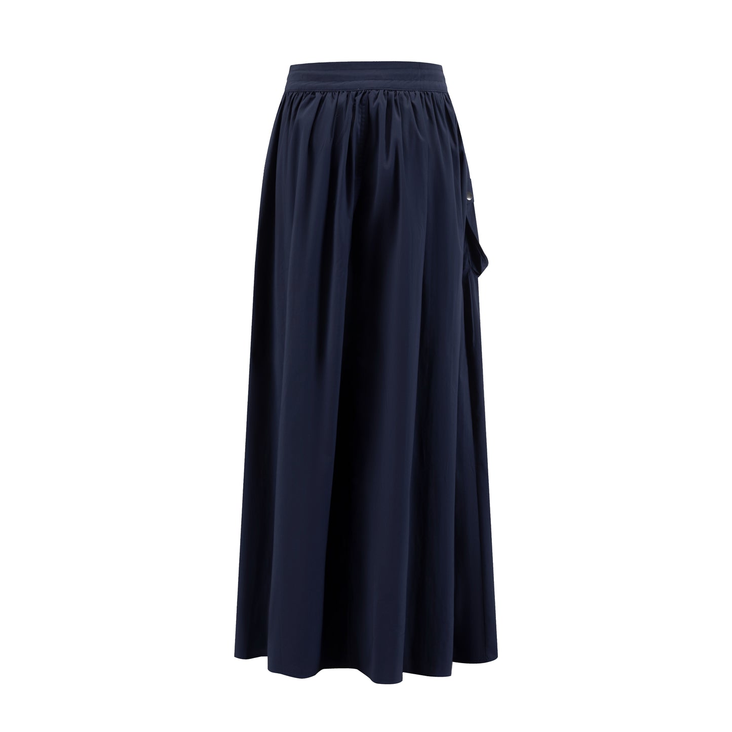 Drawstring Pocket Skirt - Navy