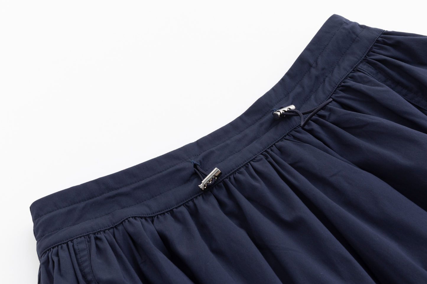 Drawstring Pocket Skirt - Navy