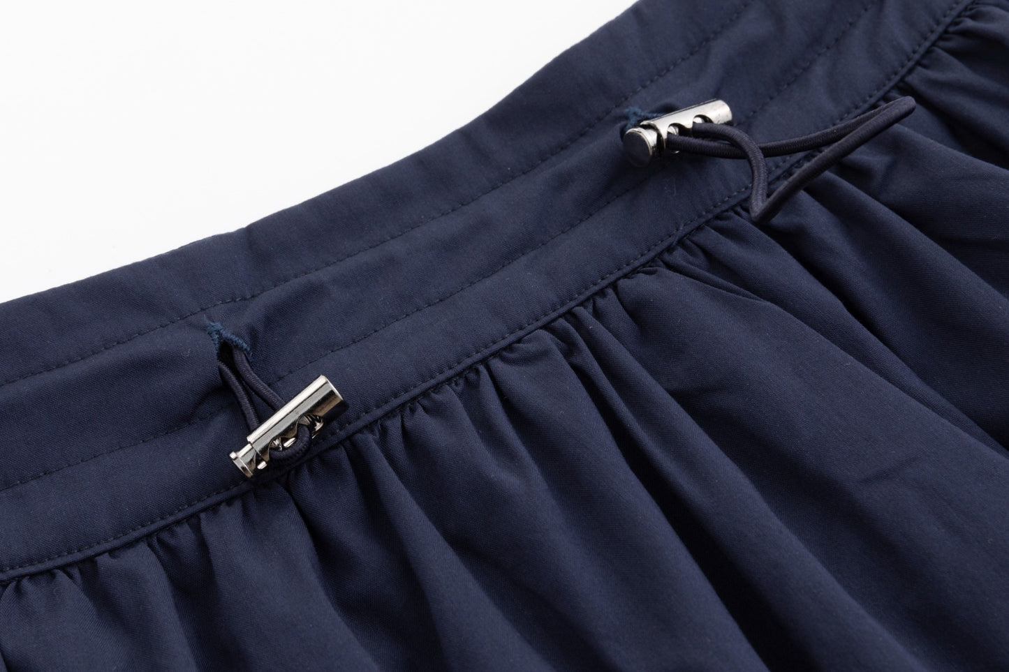 Drawstring Pocket Skirt - Navy