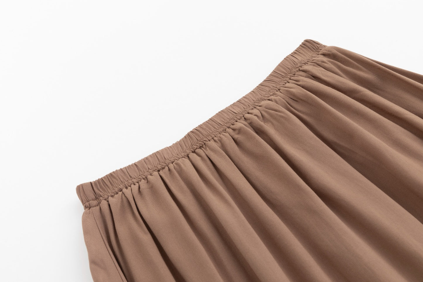 Cotton Flair Skirt - Tan