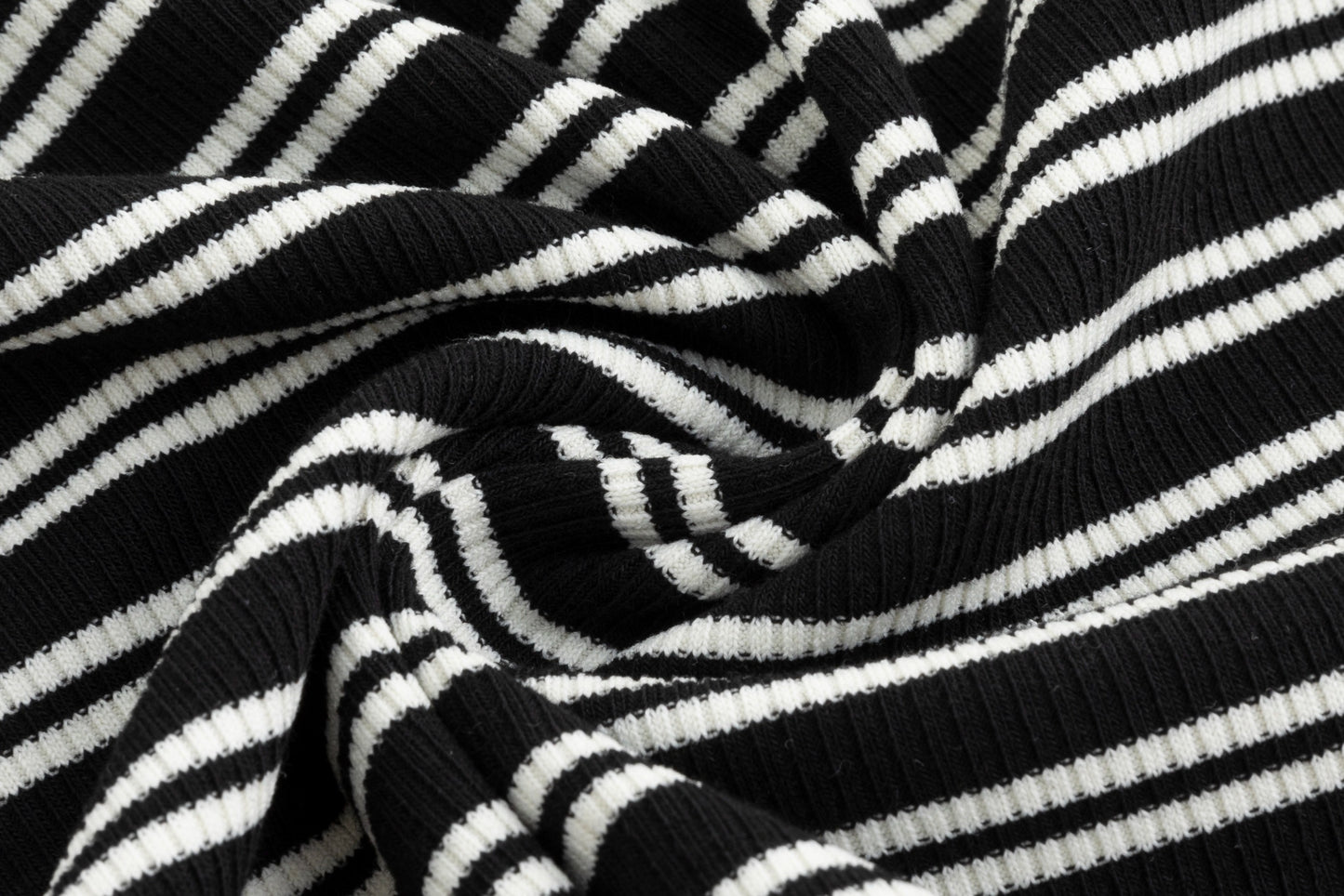 Double Striped T-Shirt - Black/Cream