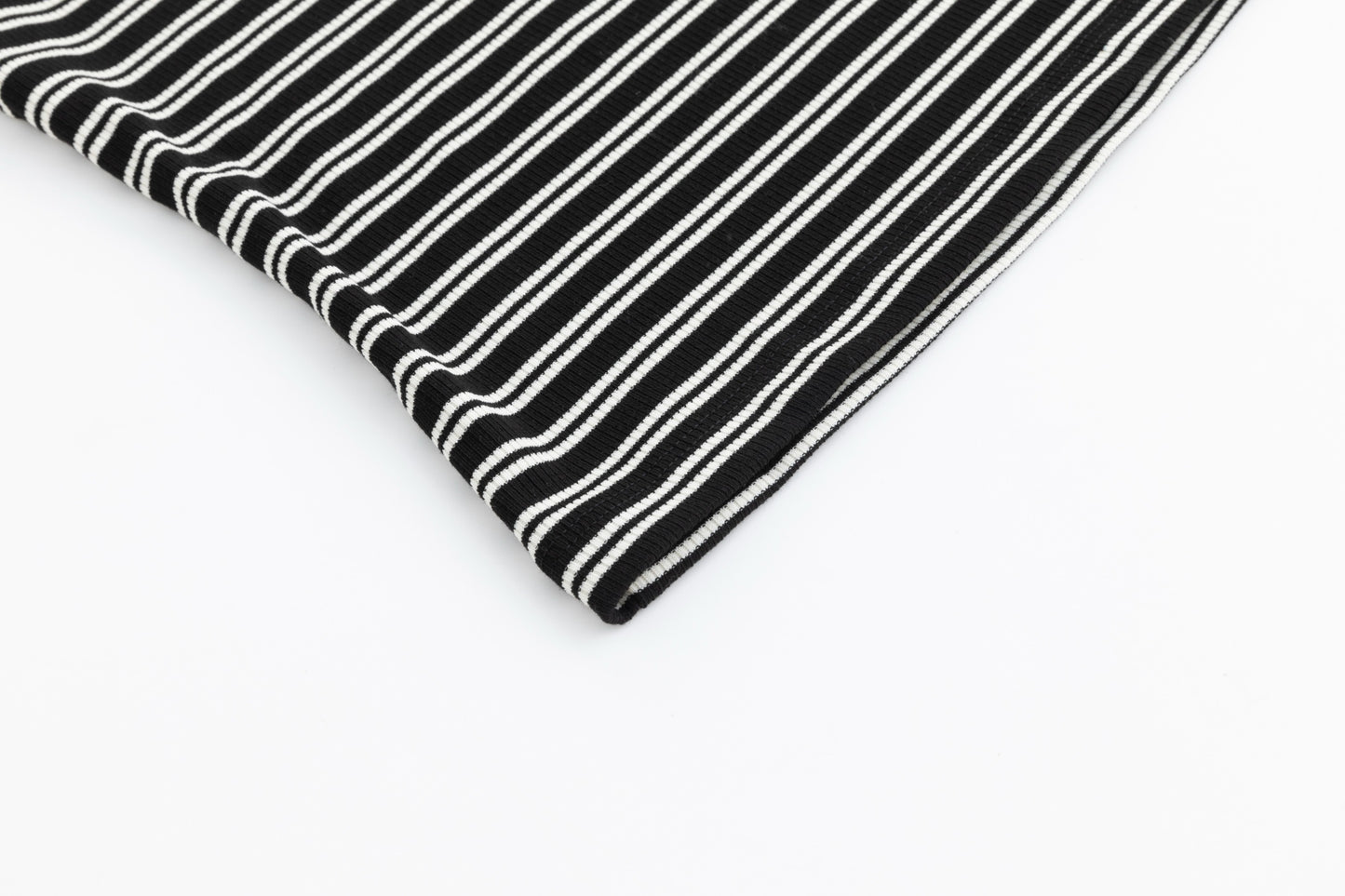 Double Striped T-Shirt - Black/Cream