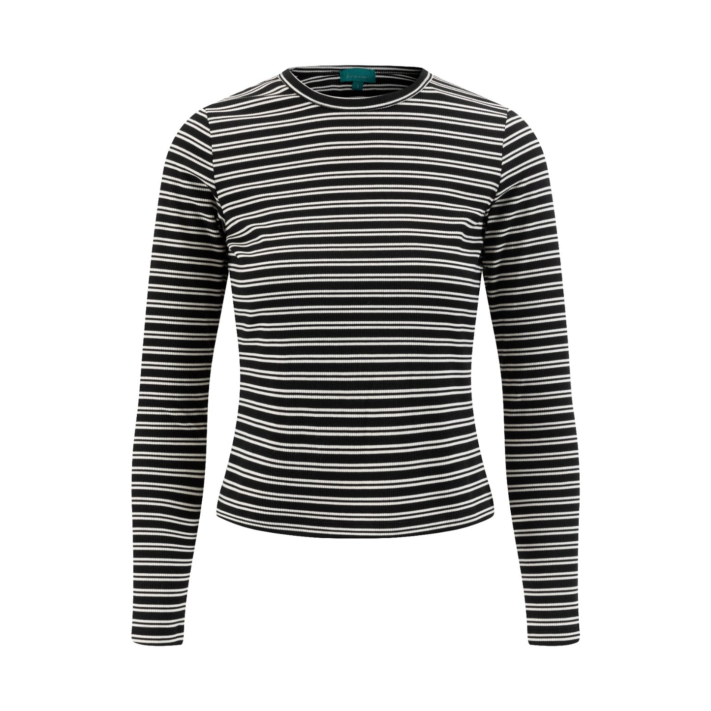 Double Striped T-Shirt - Black/Cream