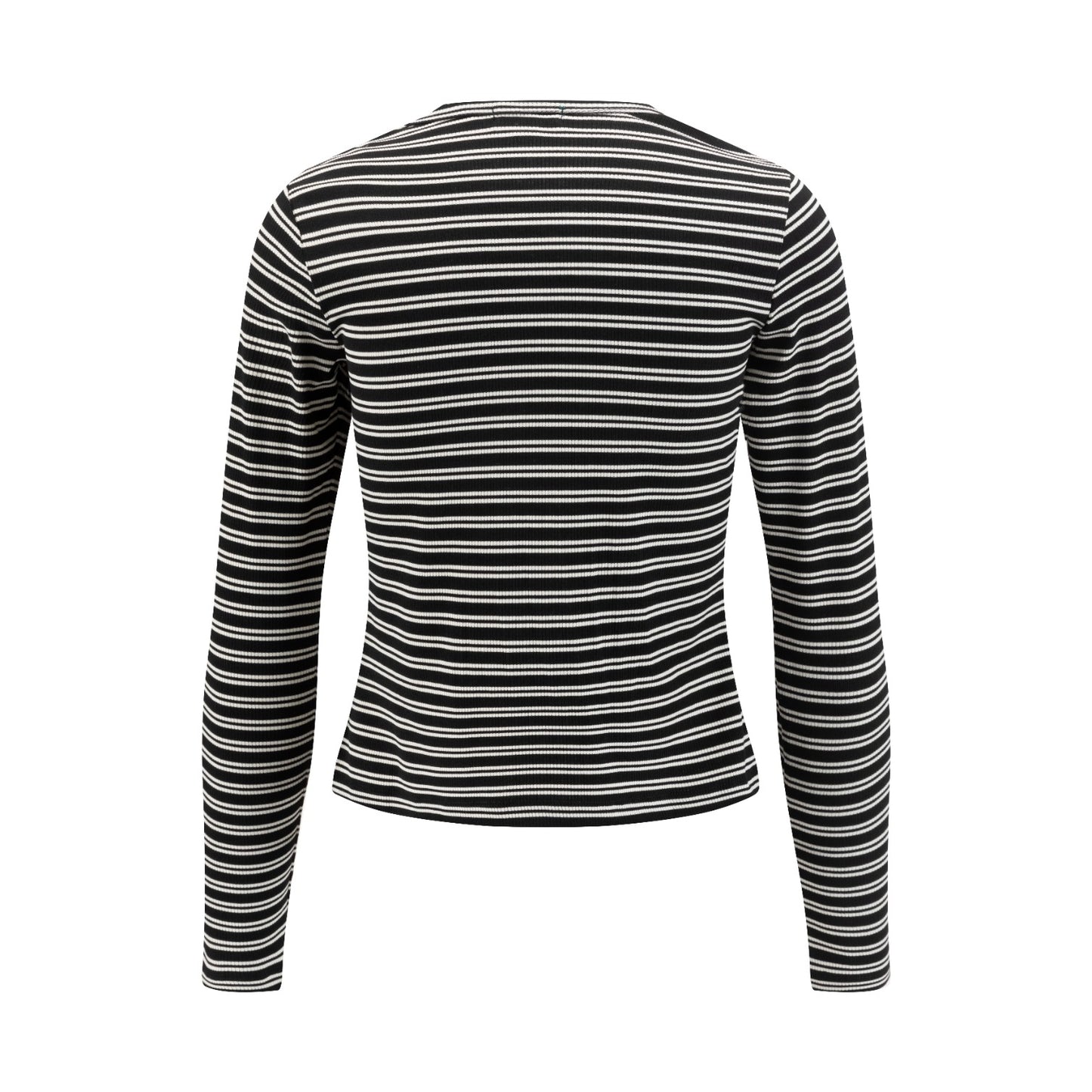 Double Striped T-Shirt - Black/Cream