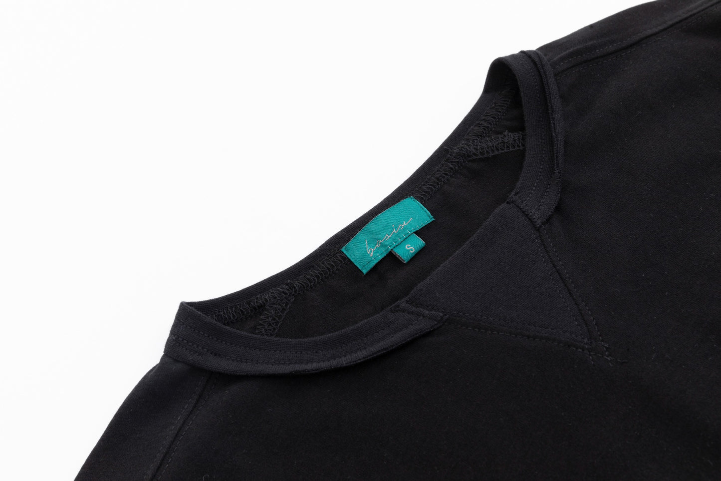 Wash Cropped Box Top - Black