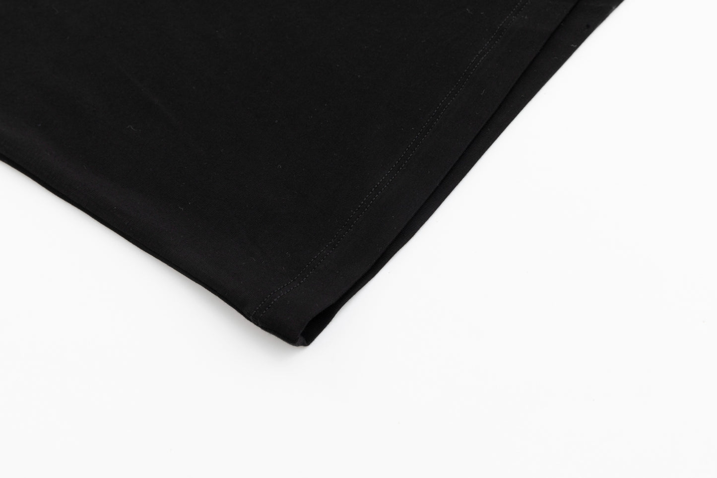 Thin Straight Skirt - Black