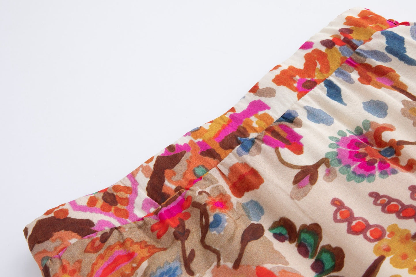 Multi Colored Crochet Lace Skirt