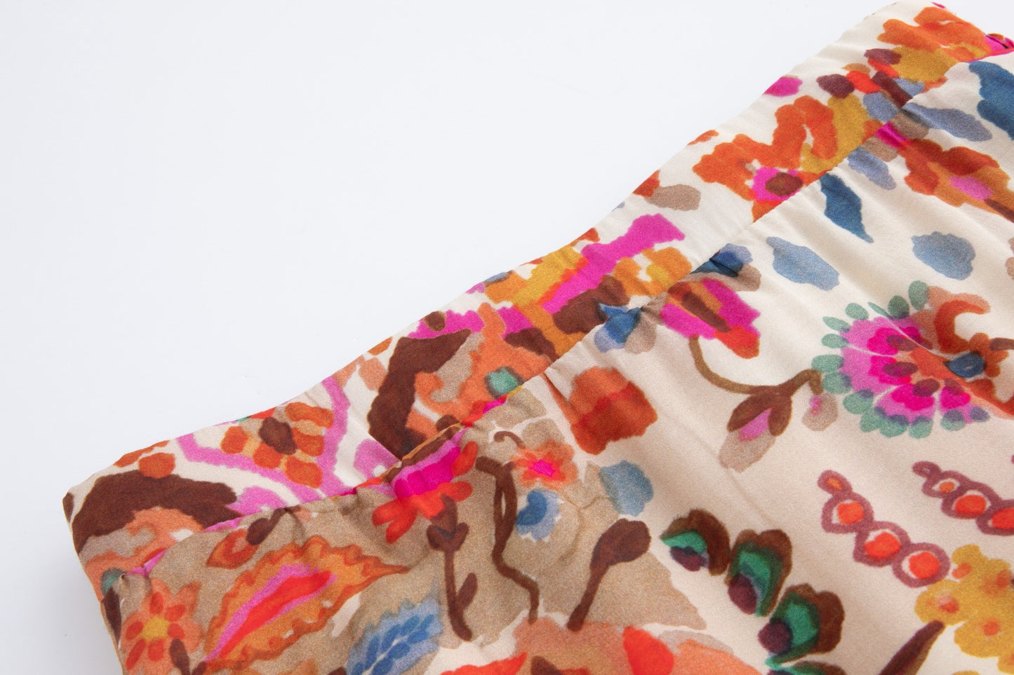 Multi Colored Crochet Lace Skirt