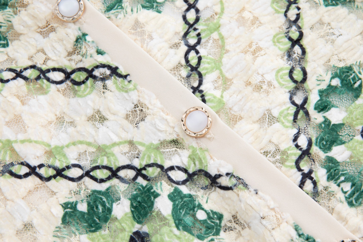 Green Crochet Cardigan