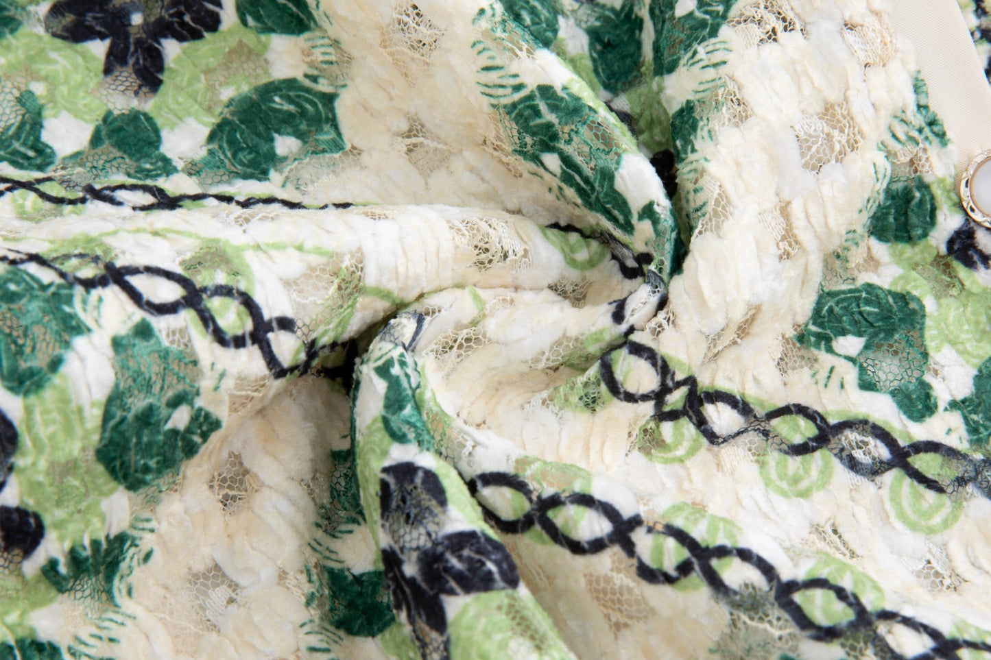 Green Crochet Cardigan